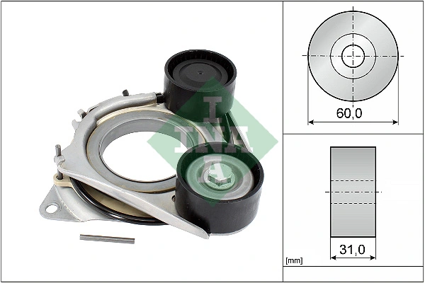 Belt Tensioner, V-ribbed belt